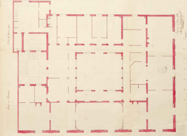 plano antigua Foneria Reial de Barcelona