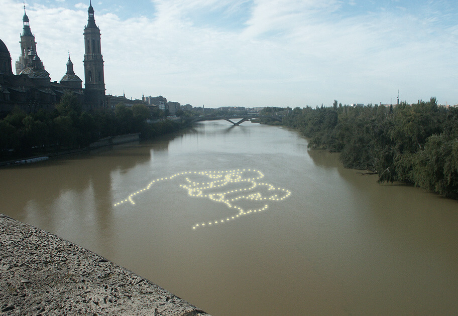 simulación de la intervención en el río Ebro