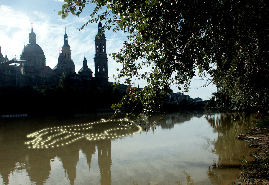 simulación de la intervención en el río Ebro